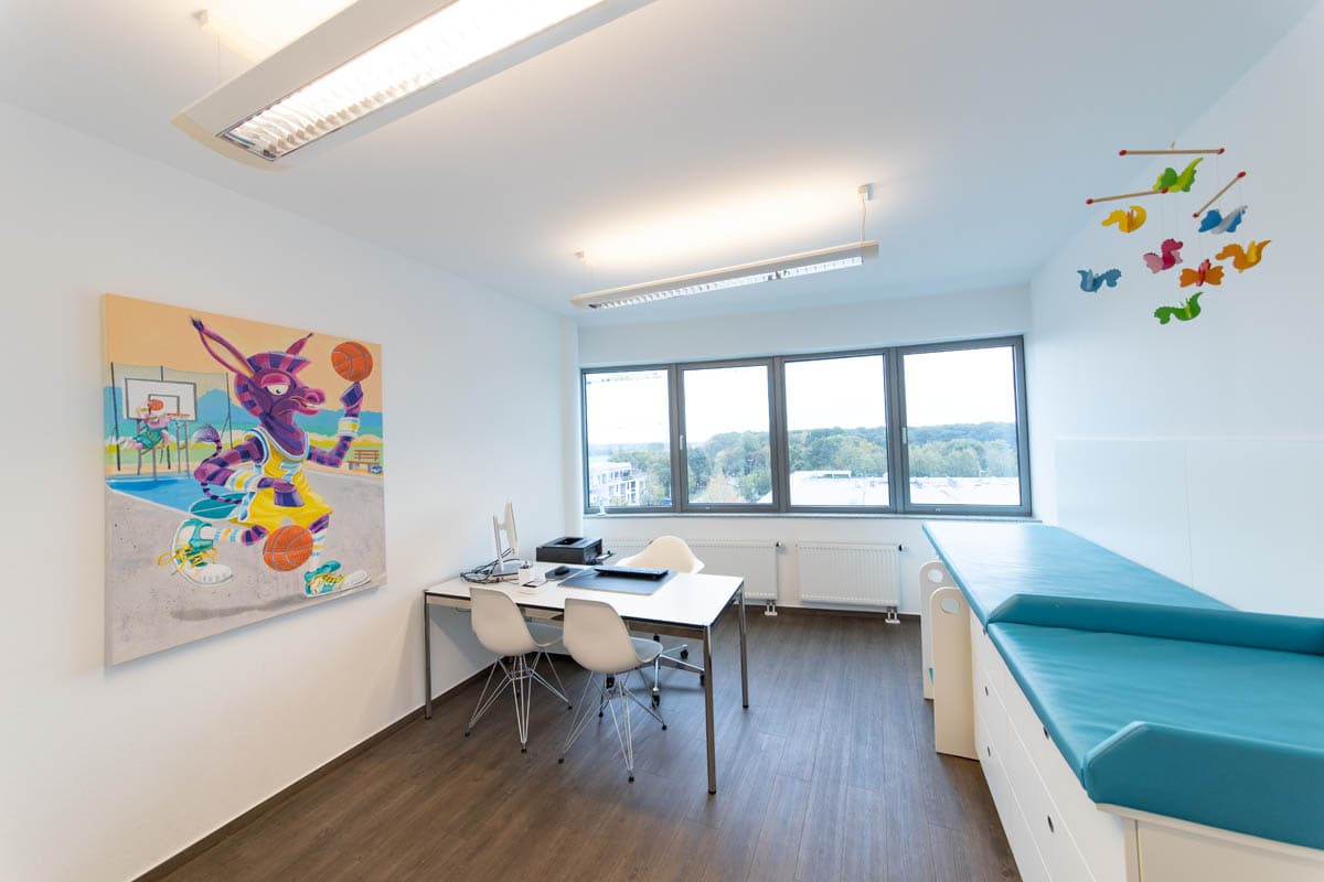 Kinderarzt Münster - Das Zebra-Zimmer